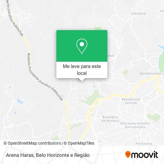 Arena Haras mapa