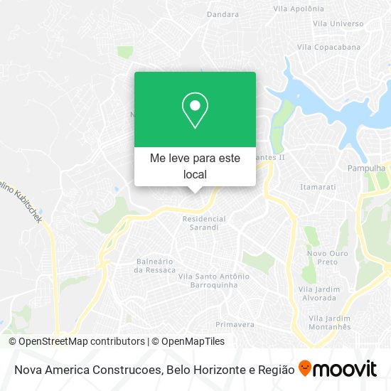 Nova America Construcoes mapa
