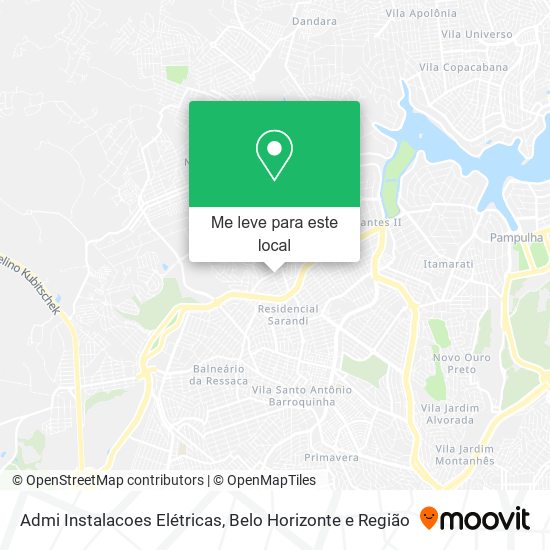 Admi Instalacoes Elétricas mapa