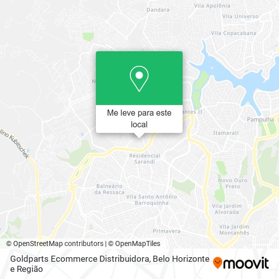 Goldparts Ecommerce Distribuidora mapa
