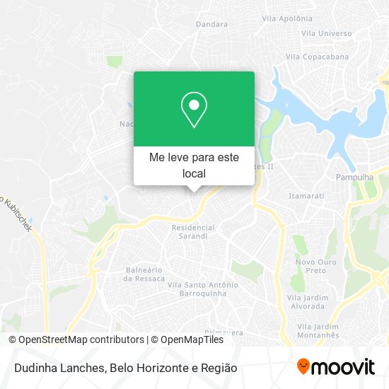 Dudinha Lanches mapa