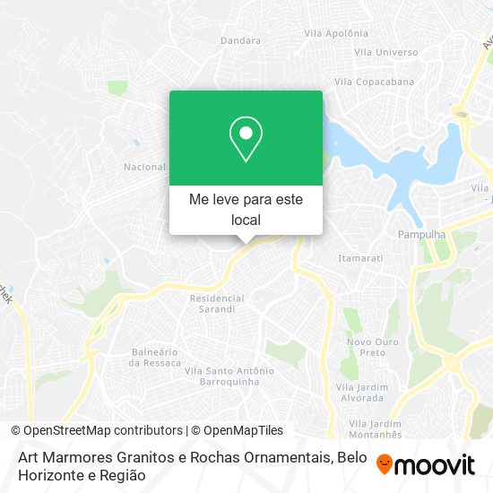 Art Marmores Granitos e Rochas Ornamentais mapa