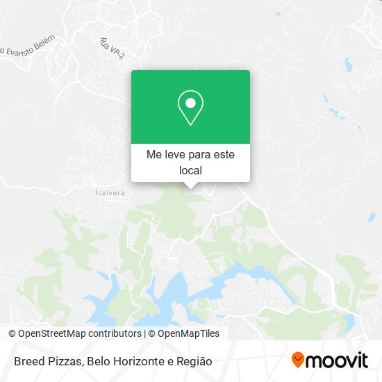 Breed Pizzas mapa