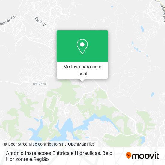 Antonio Instalacoes Elétrica e Hidraulicas mapa