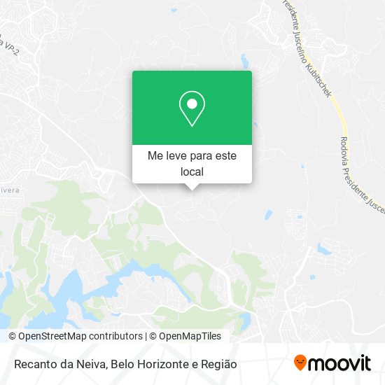 Recanto da Neiva mapa