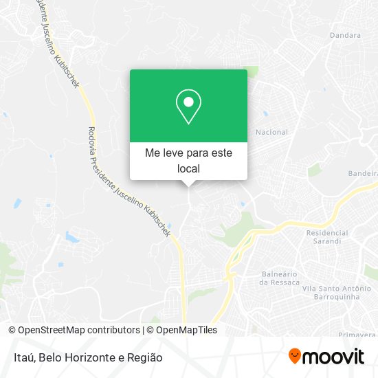 Itaú mapa