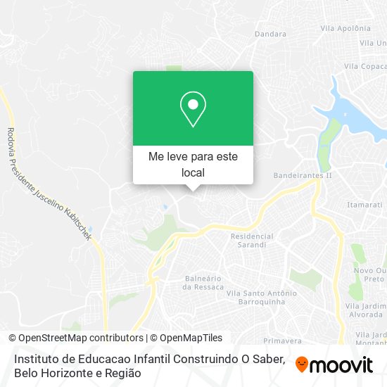 Instituto de Educacao Infantil Construindo O Saber mapa
