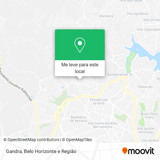 Gandra mapa