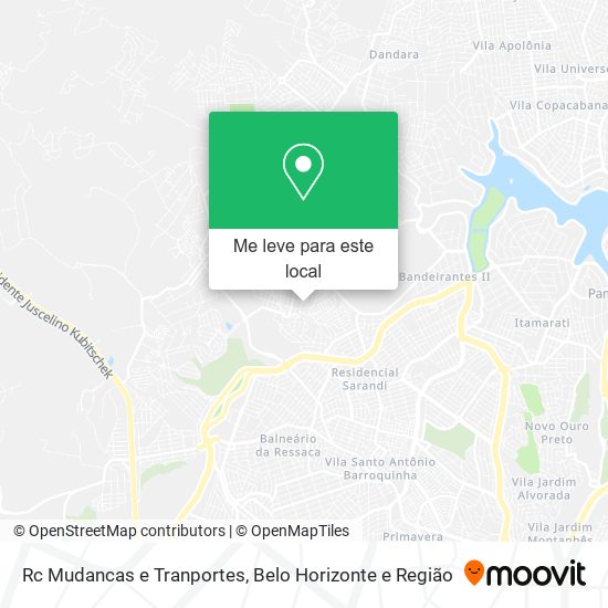 Rc Mudancas e Tranportes mapa