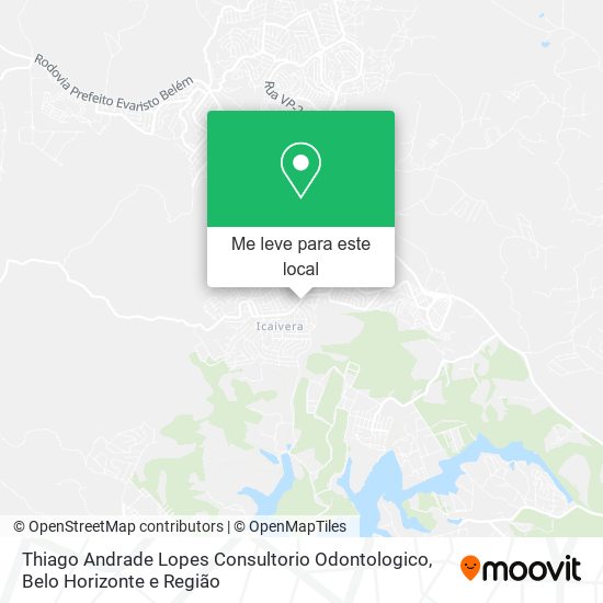 Thiago Andrade Lopes Consultorio Odontologico mapa