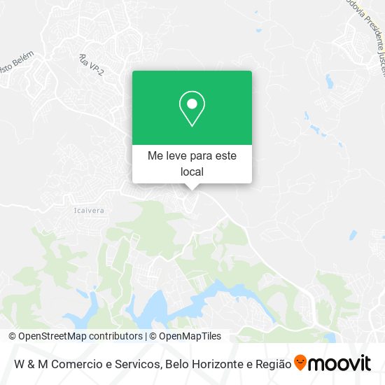 W & M Comercio e Servicos mapa