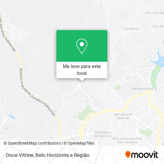 Doce Vitrine mapa