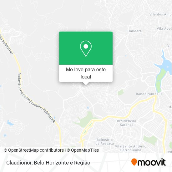 Claudionor mapa