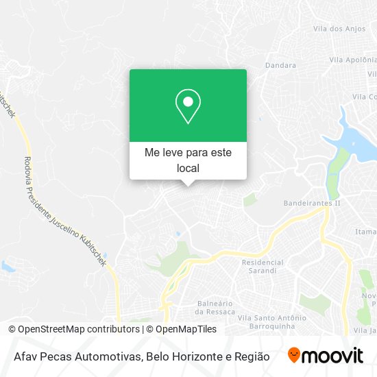 Afav Pecas Automotivas mapa