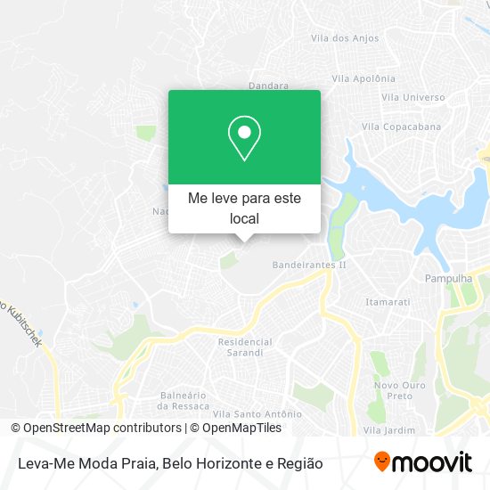 Leva-Me Moda Praia mapa