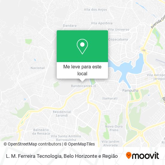 L. M. Ferreira Tecnologia mapa
