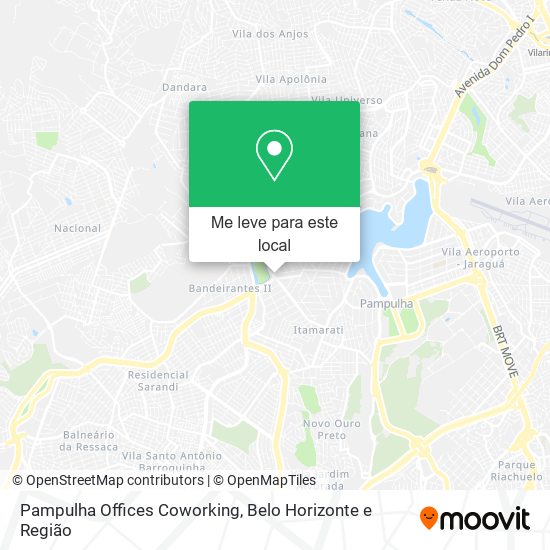 Pampulha Offices Coworking mapa