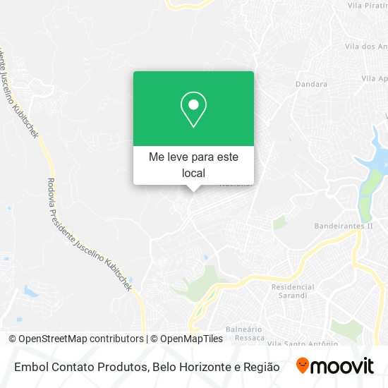 Embol Contato Produtos mapa