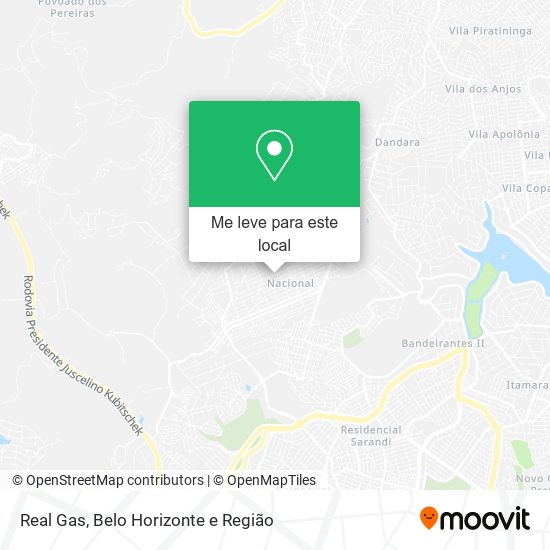 Real Gas mapa