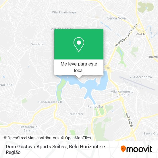 Dom Gustavo Aparts Suites. mapa