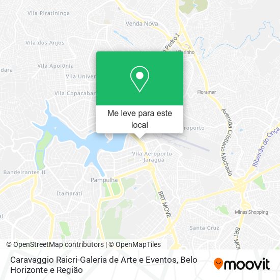 Caravaggio Raicri-Galeria de Arte e Eventos mapa