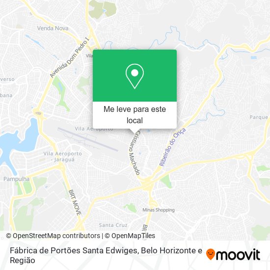 Fábrica de Portões Santa Edwiges mapa