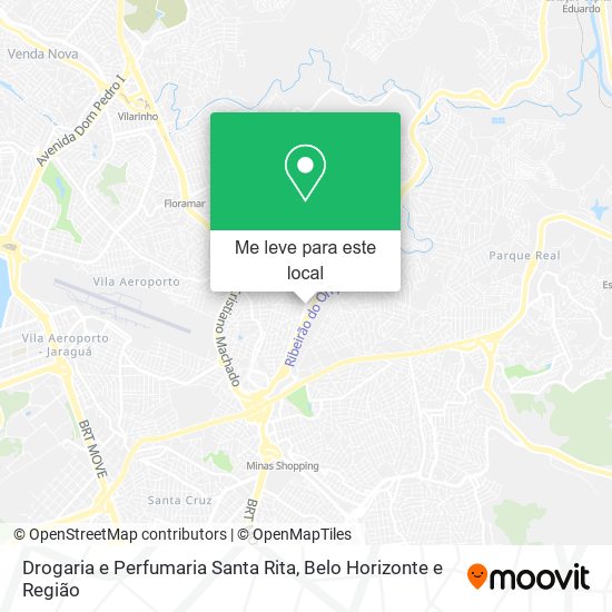 Drogaria e Perfumaria Santa Rita mapa