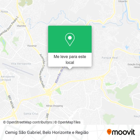 Cemig São Gabriel mapa