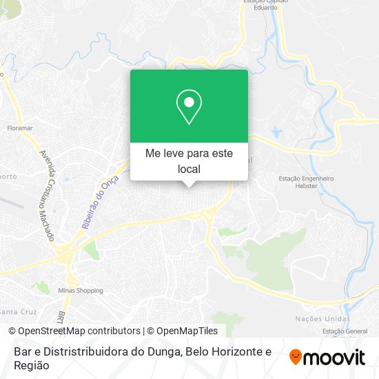 Bar e Distristribuidora do Dunga mapa