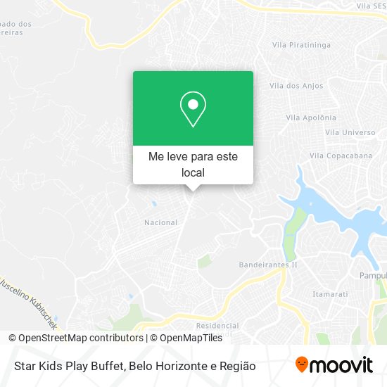 Star Kids Play Buffet mapa