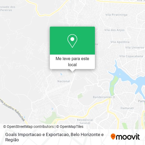 Goals Importacao e Exportacao mapa