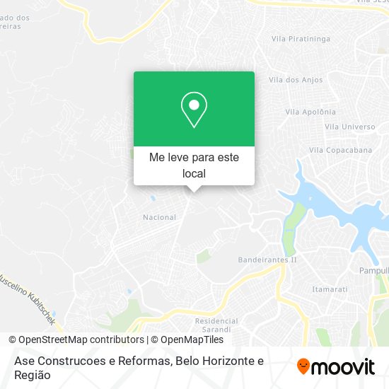 Ase Construcoes e Reformas mapa