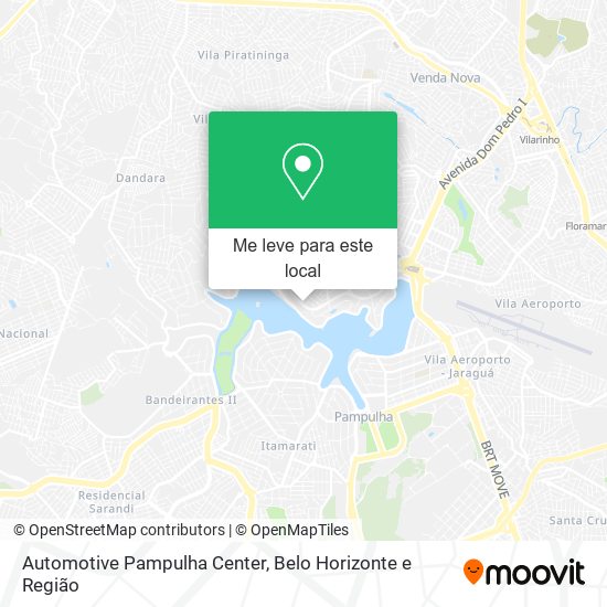 Automotive Pampulha Center mapa