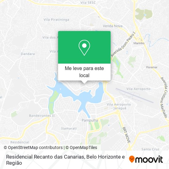 Residencial Recanto das Canarias mapa