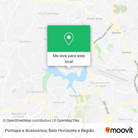 Pontape e Acessórios mapa