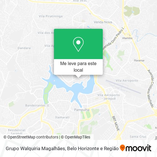 Grupo Walquíria Magalhães mapa