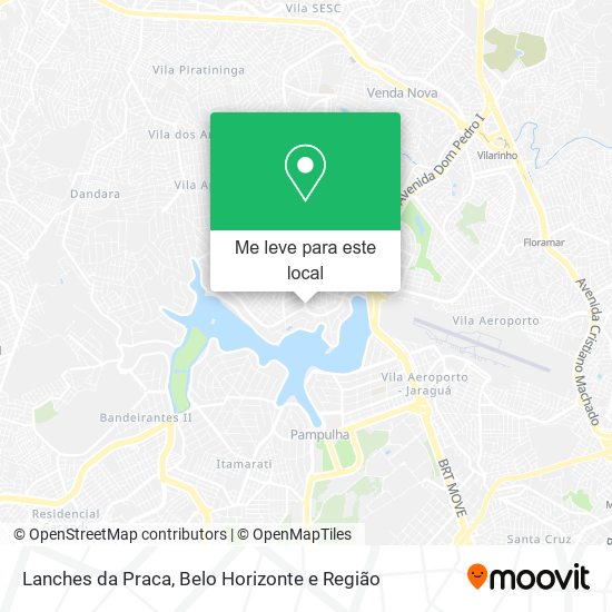 Lanches da Praca mapa