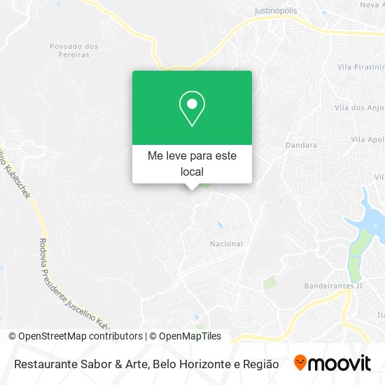 Restaurante Sabor & Arte mapa