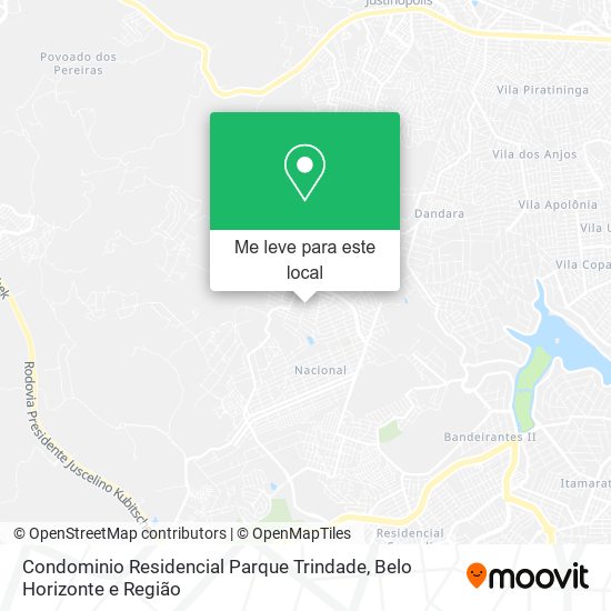 Condominio Residencial Parque Trindade mapa
