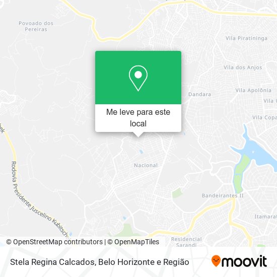 Stela Regina Calcados mapa