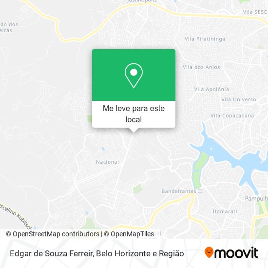 Edgar de Souza Ferreir mapa
