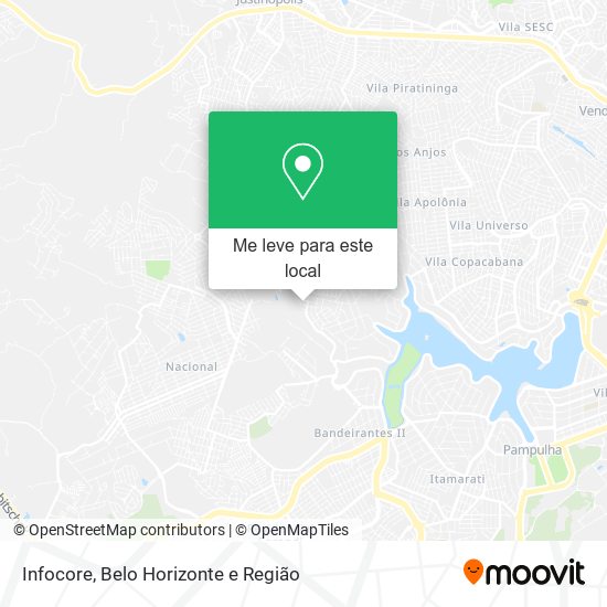 Infocore mapa