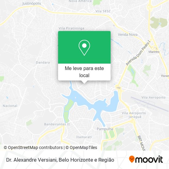 Dr. Alexandre Versiani mapa
