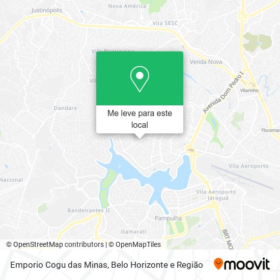 Emporio Cogu das Minas mapa