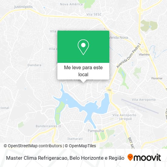 Master Clima Refrigeracao mapa