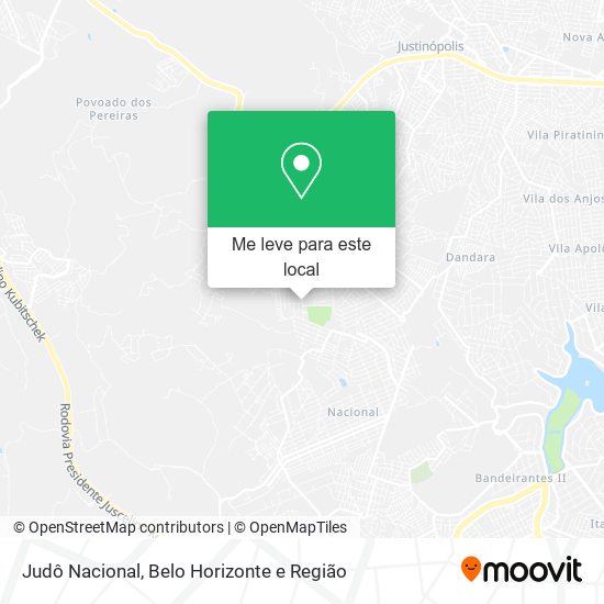 Judô Nacional mapa