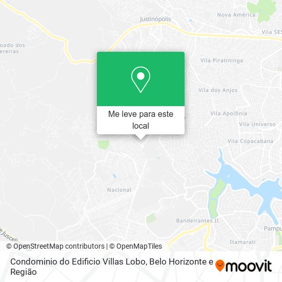 Condominio do Edificio Villas Lobo mapa