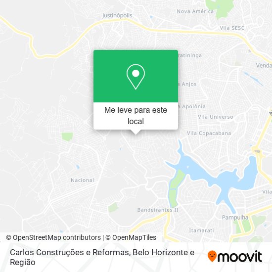 Carlos Construções e Reformas mapa