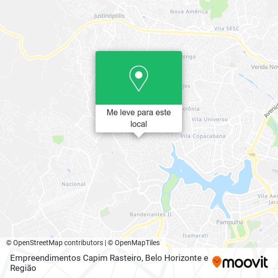 Empreendimentos Capim Rasteiro mapa