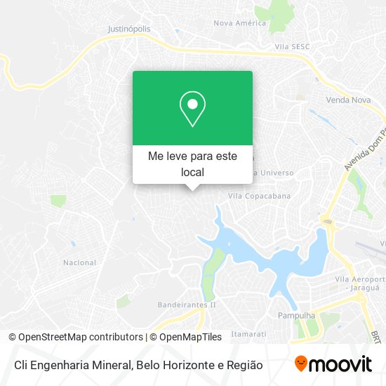 Cli Engenharia Mineral mapa